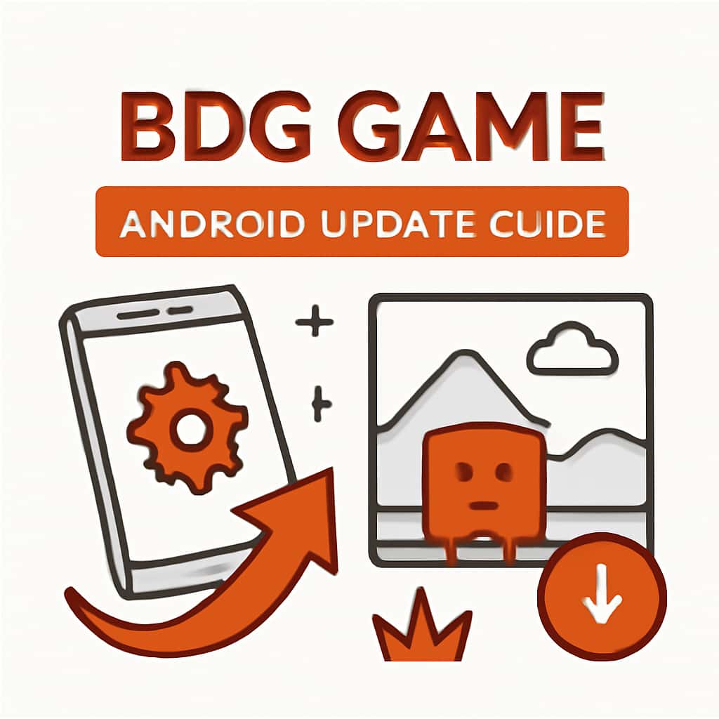 Diagram explaining BDG Game Android Update steps