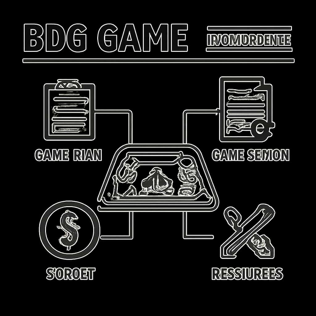 Diagram detailing the requirements for BDG Game.