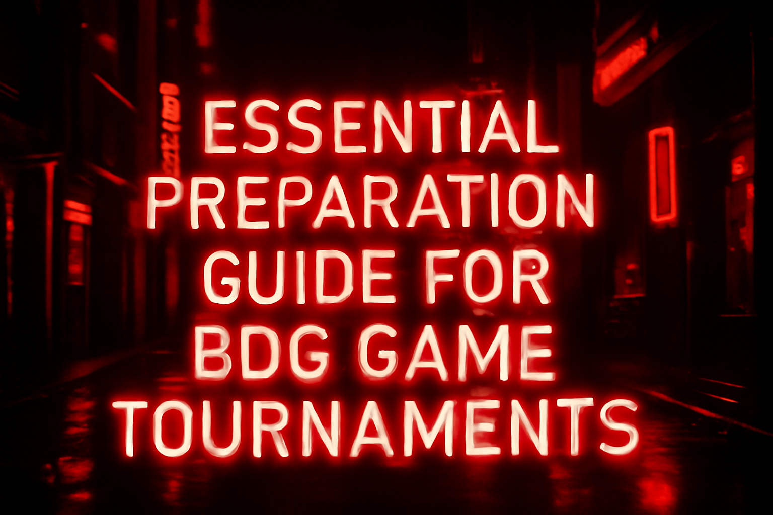 An informative scene illustrating performance tips for BDG Game.