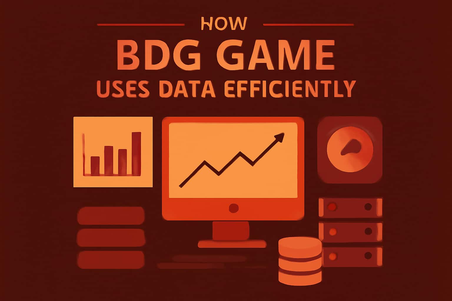 Informational scene showcasing data use in BDG Game.