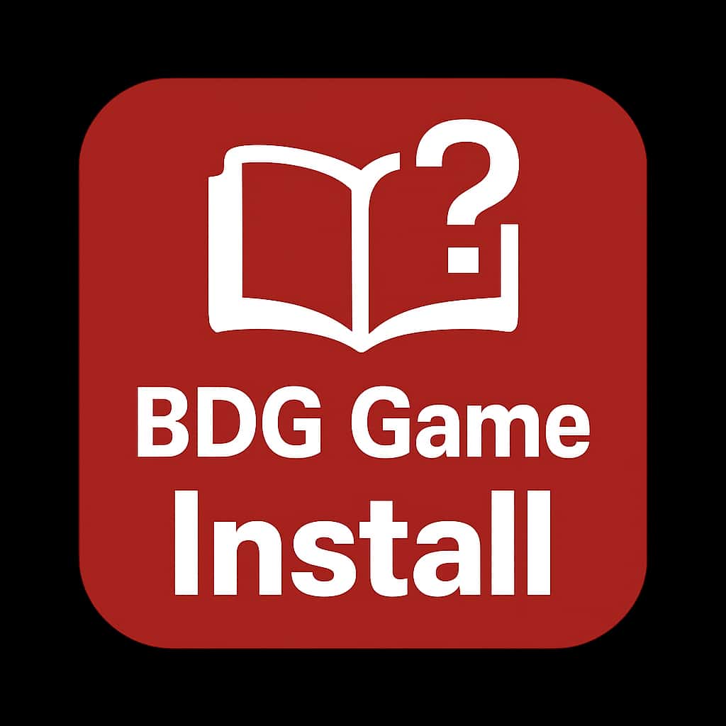 Minimal badge for BDG Game Install.
