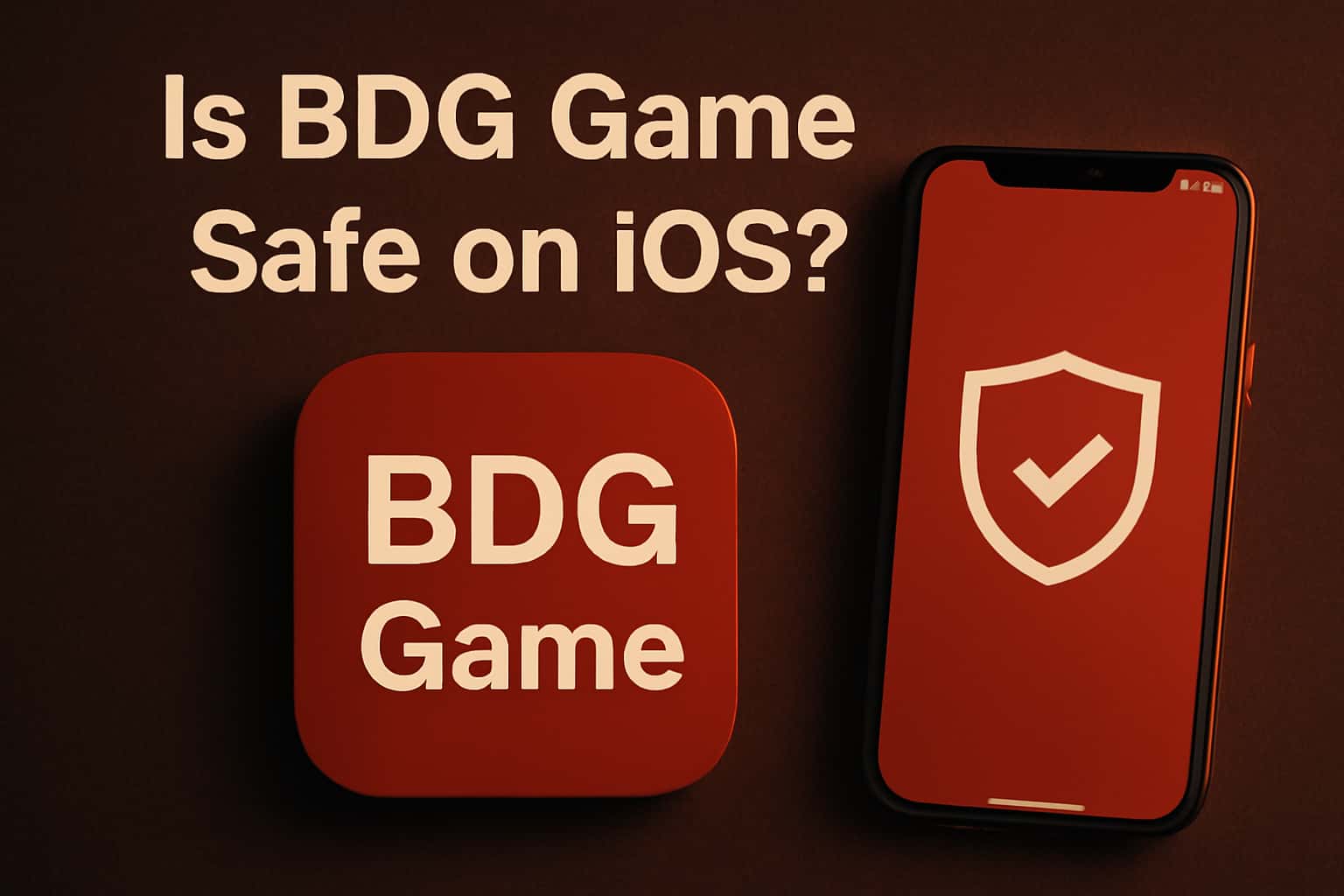 A graphical representation concerning the safety of BDG Game on iOS.