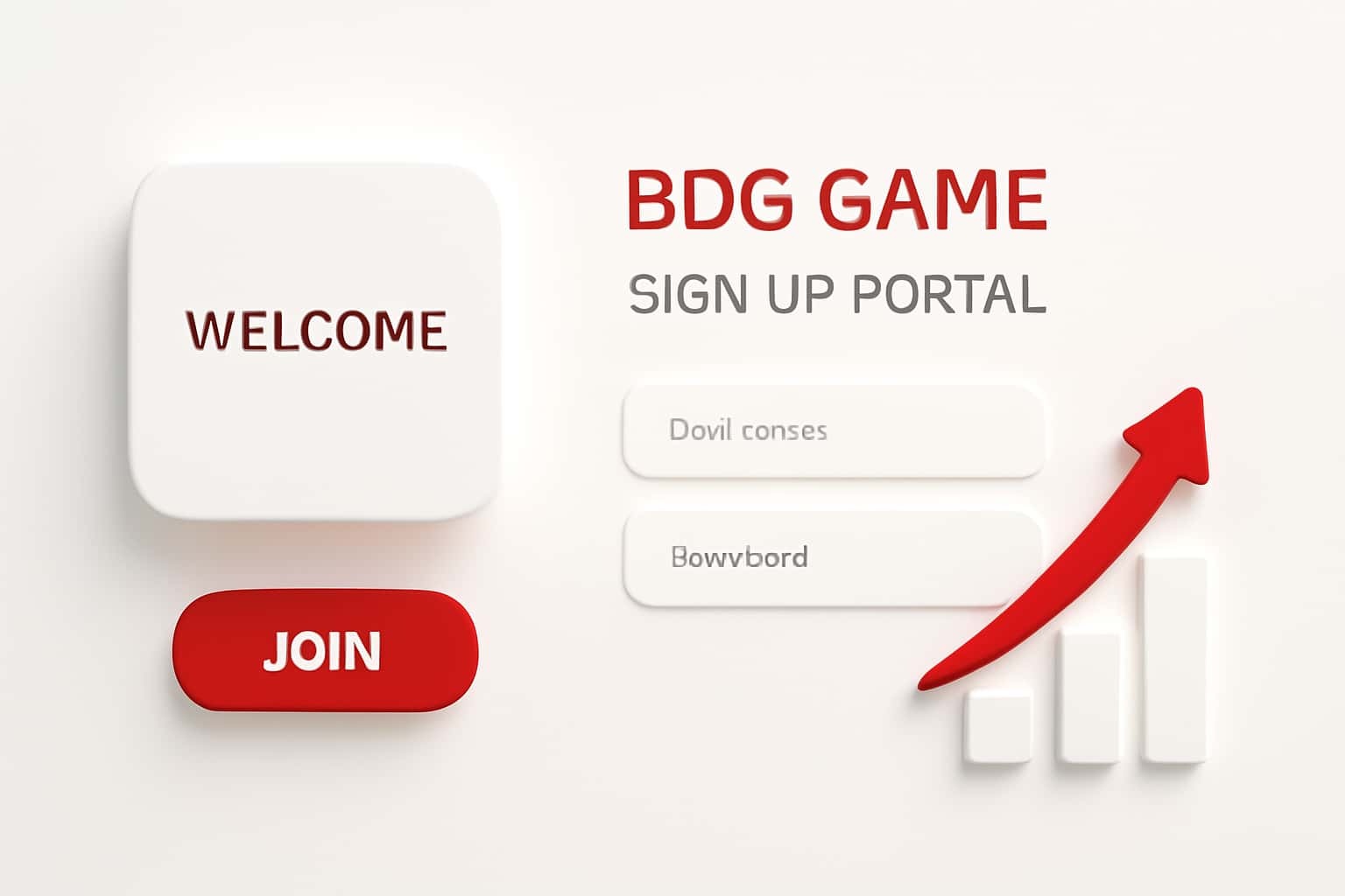 BDG Game Sign Up Portal Interface